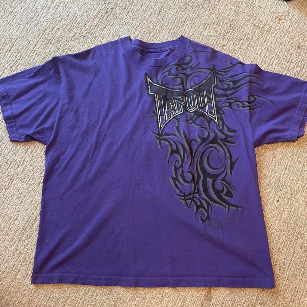 VINTAGE PURPLE TAPOUT SHIRT